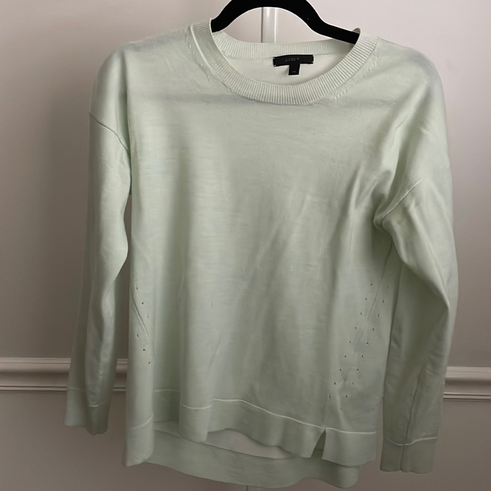 J. Crew Mint Crewneck Sweater